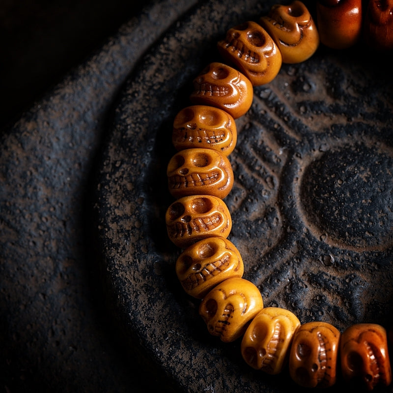 Connection to the Natural World - Kapala Wrist Mala