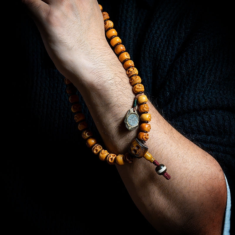 The Sacred Core of Kapala Mala Beads