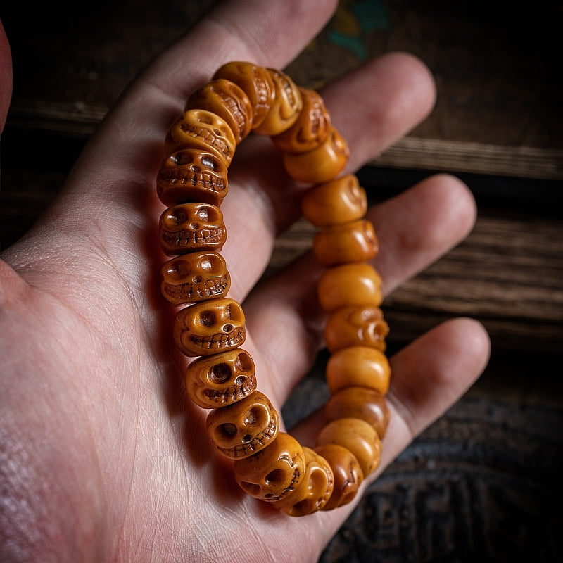 Connection to the Natural World - Kapala Wrist Mala
