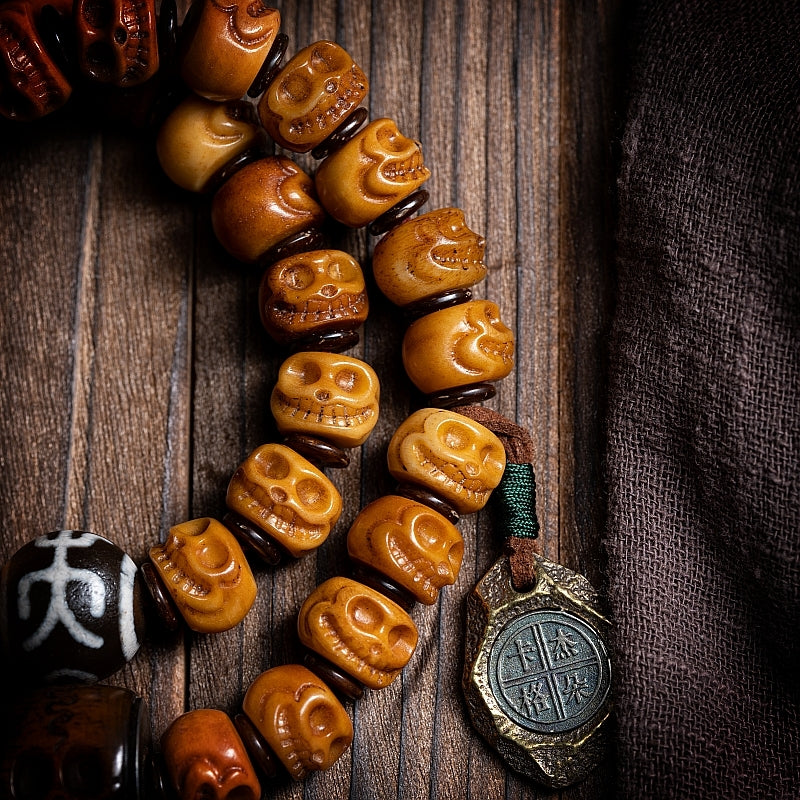 The Sacred Core of Kapala Mala Beads