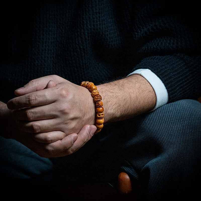 Connection to the Natural World - Kapala Wrist Mala