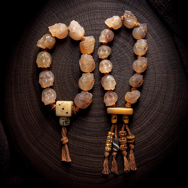 kapala yak bone mala