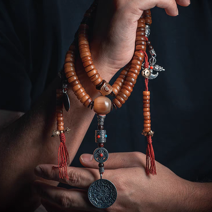 Yak Bone 108 Mala Beads