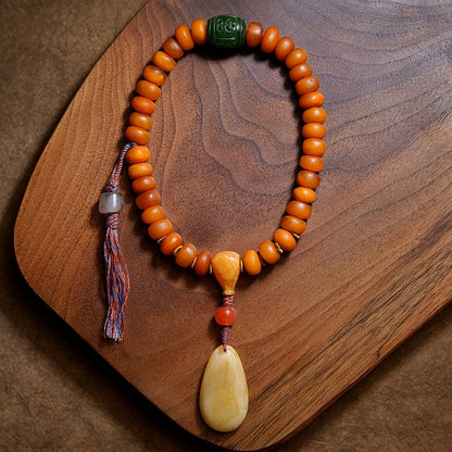 Ambitabha Mala Beads- African Amber- Limited Edition