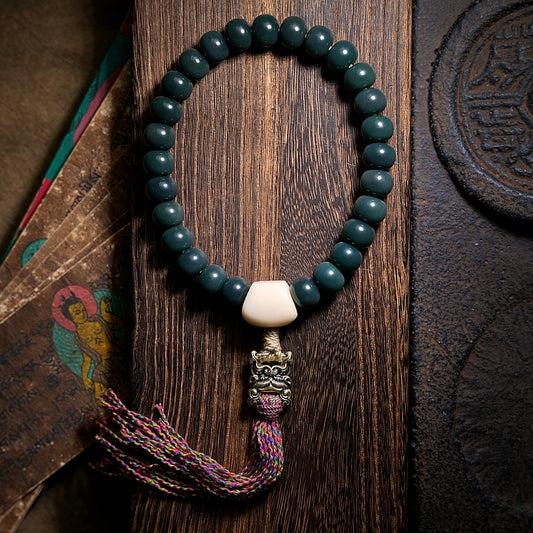 Wisdom of Yama in the Harmony of Green Bodhi Roots Beads