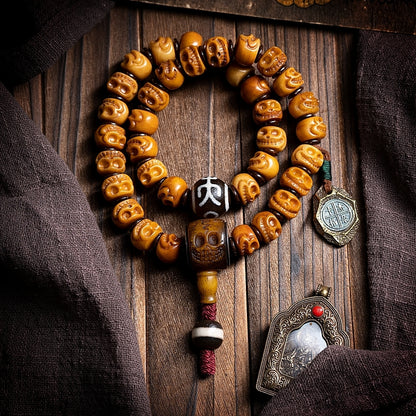 The Sacred Core of Kapala Mala Beads