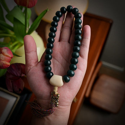 Wisdom of Yama in the Harmony of Green Bodhi Roots Beads