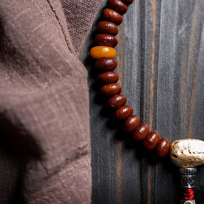 Dharma Cosmos | Palm Seed 36 Mala Beads