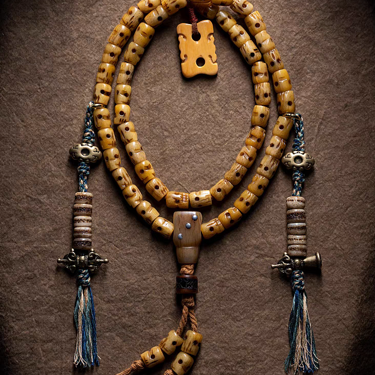 Revealing Fate's Pathways 54 Mala Beads