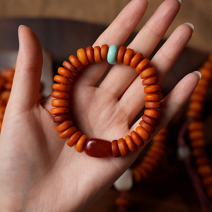 Ambitabha Mala Beads- African Amber- Limited Edition