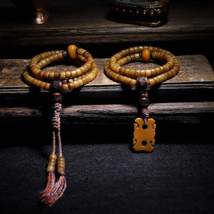 108 Mala Beads- Tibetan Yak bone