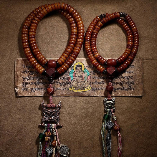 Rebirth Yama 108 Mala Beads- Old Yak