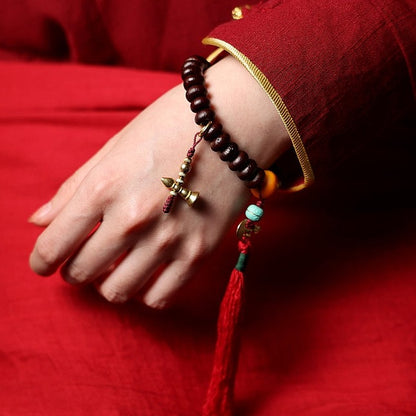 A Piece of Tibet: Handcrafted Palm Seed Mala