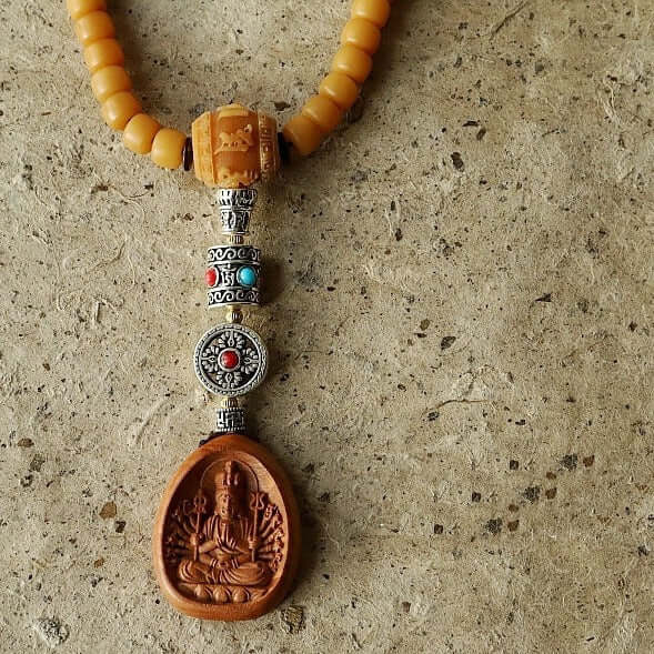 Meditation 108 Mala Beads- Bodhi Root