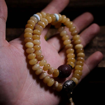 Mindfulness Mala Beads-Camel Bone