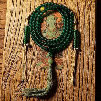 Protector Green Tara- 108 Mala Beads