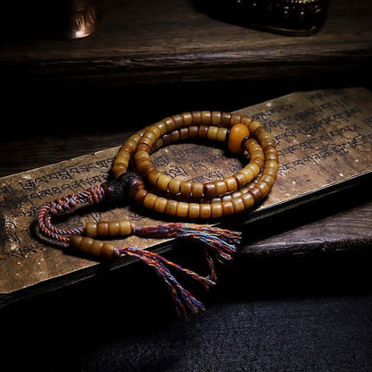 Simple 108 Mala Beads- Tibetan Yak bone