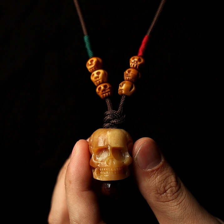 Handcraft Kapala Pendant Yak Bone