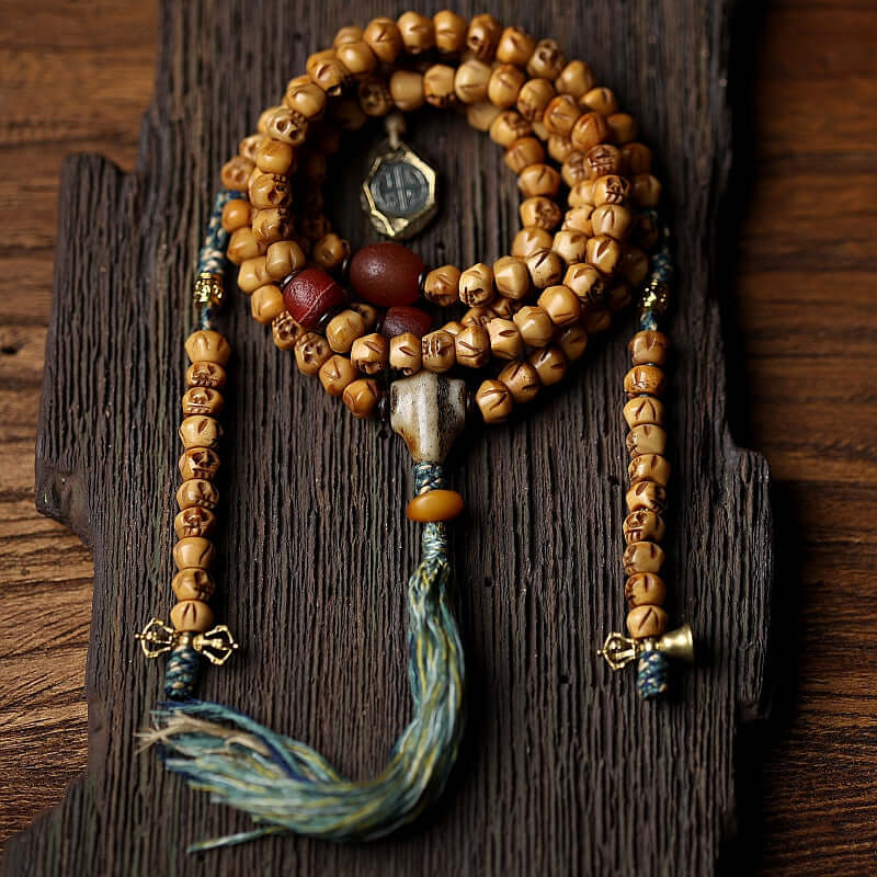 Kapala 108 Mala Beads Yak bone