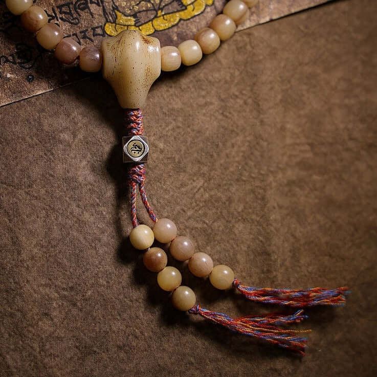Small Beads Natural Camel Bone