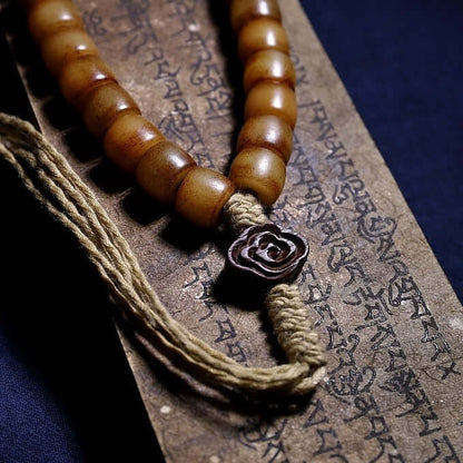 Tibetan Wrist Mala- Yak Bone