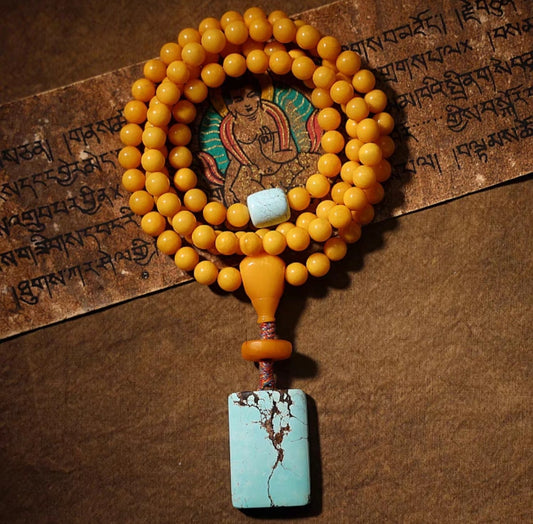 Baltic Old Amber 108 Mala Beads