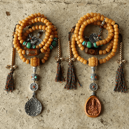 Meditation 108 Mala Beads- Bodhi Root