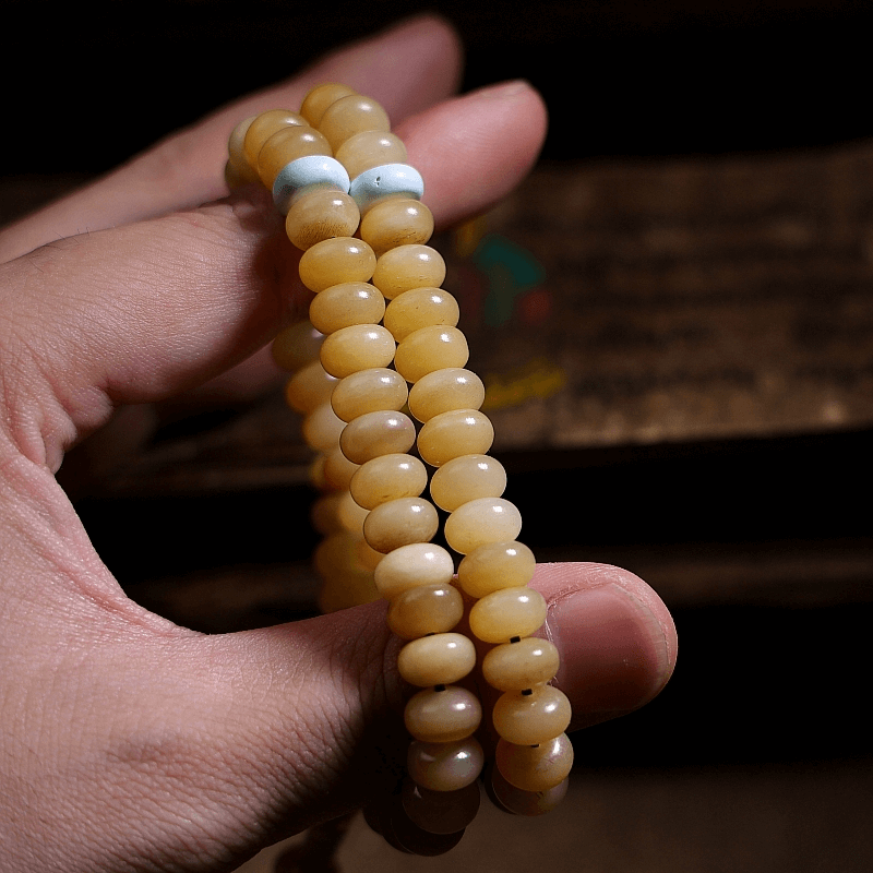 Mindfulness Mala Beads-Camel Bone