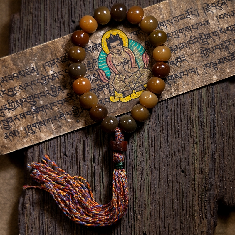 Tibetan Buddhism Wrist Mala- Bodhi Root