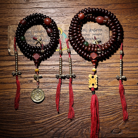 Avalokiteshvara 108 Mala Beads- Palm Seeds